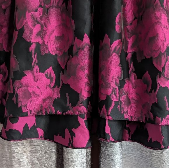 Floral Jacquard Midi Dress size 12 - Picture 4 of 7